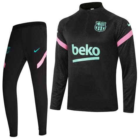 nike fc barcelona strike trainingspak 20-21 cl zwart roze|FC Barcelona trainingspak.